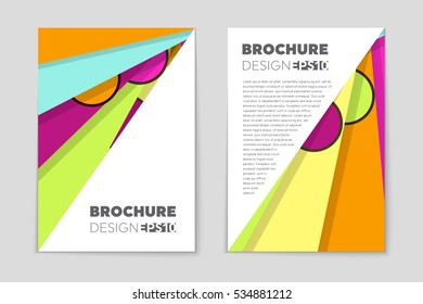 Abstract vector layout background set. For art template design, list, page, mockup brochure theme style, banner, idea, cover, booklet, print, flyer, book, blank, card, ad, sign, sheet, a4.