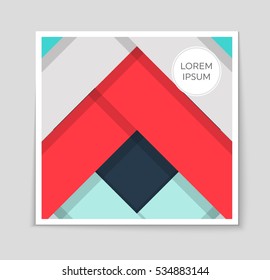 Abstract vector layout background set. For art template design, list, page, mockup brochure theme style, banner, idea, cover, booklet, print, flyer, book, blank, card, ad, sign, sheet, a4.