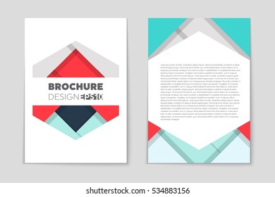 Abstract vector layout background set. For art template design, list, page, mockup brochure theme style, banner, idea, cover, booklet, print, flyer, book, blank, card, ad, sign, sheet, a4.