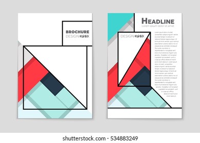 Abstract vector layout background set. For art template design, list, page, mockup brochure theme style, banner, idea, cover, booklet, print, flyer, book, blank, card, ad, sign, sheet, a4.