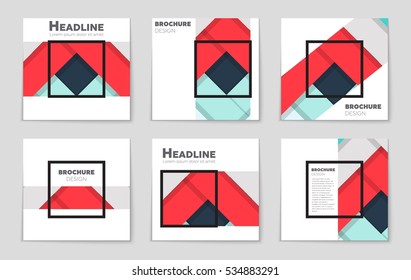 Abstract vector layout background set. For art template design, list, page, mockup brochure theme style, banner, idea, cover, booklet, print, flyer, book, blank, card, ad, sign, sheet, a4.