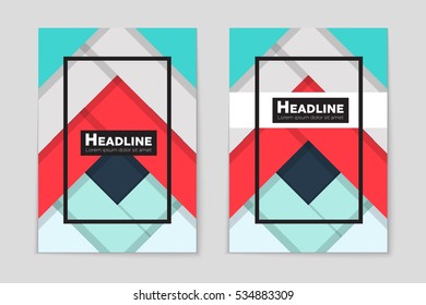 Abstract vector layout background set. For art template design, list, page, mockup brochure theme style, banner, idea, cover, booklet, print, flyer, book, blank, card, ad, sign, sheet, a4.