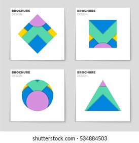 Abstract vector layout background set. For art template design, list, page, mockup brochure theme style, banner, idea, cover, booklet, print, flyer, book, blank, card, ad, sign, sheet, a4.