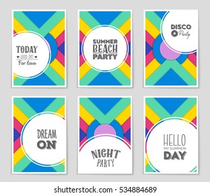 Abstract vector layout background set. For art template design, list, page, mockup brochure theme style, banner, idea, cover, booklet, print, flyer, book, blank, card, ad, sign, sheet, a4.
