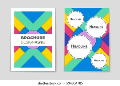 Abstract vector layout background set. For art template design, list, page, mockup brochure theme style, banner, idea, cover, booklet, print, flyer, book, blank, card, ad, sign, sheet, a4.