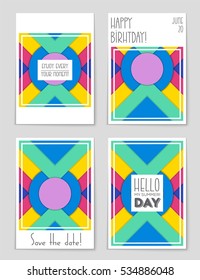 Abstract vector layout background set. For art template design, list, page, mockup brochure theme style, banner, idea, cover, booklet, print, flyer, book, blank, card, ad, sign, sheet, a4.