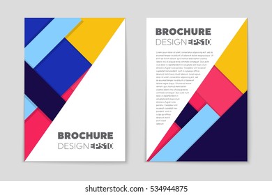 Abstract vector layout background set. For art template design, list, page, mockup brochure theme style, banner, idea, cover, booklet, print, flyer, book, blank, card, ad, sign, sheet, a4.