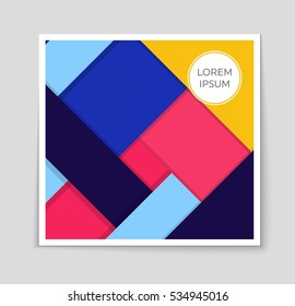 Abstract vector layout background set. For art template design, list, page, mockup brochure theme style, banner, idea, cover, booklet, print, flyer, book, blank, card, ad, sign, sheet, a4.
