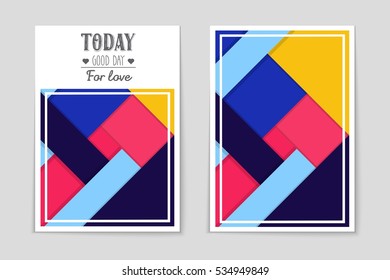 Abstract vector layout background set. For art template design, list, page, mockup brochure theme style, banner, idea, cover, booklet, print, flyer, book, blank, card, ad, sign, sheet, a4.
