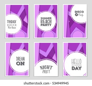 Abstract vector layout background set. For art template design, list, page, mockup brochure theme style, banner, idea, cover, booklet, print, flyer, book, blank, card, ad, sign, sheet, a4.