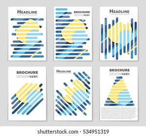 Abstract vector layout background set. For art template design, list, page, mockup brochure theme style, banner, idea, cover, booklet, print, flyer, book, blank, card, ad, sign, sheet, a4.