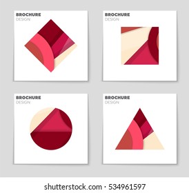 Abstract vector layout background set. For art template design, list, page, mockup brochure theme style, banner, idea, cover, booklet, print, flyer, book, blank, card, ad, sign, sheet, a4.