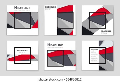Abstract vector layout background set. For art template design, list, page, mockup brochure theme style, banner, idea, cover, booklet, print, flyer, book, blank, card, ad, sign, sheet, a4.