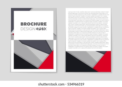 Abstract vector layout background set. For art template design, list, page, mockup brochure theme style, banner, idea, cover, booklet, print, flyer, book, blank, card, ad, sign, sheet, a4.