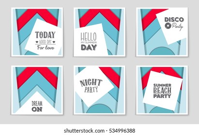 Abstract vector layout background set. For art template design, list, page, mockup brochure theme style, banner, idea, cover, booklet, print, flyer, book, blank, card, ad, sign, sheet, a4.
