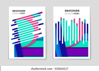 Abstract vector layout background set. For art template design, list, page, mockup brochure theme style, banner, idea, cover, booklet, print, flyer, book, blank, card, ad, sign, sheet, a4.