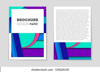 Abstract vector layout background set. For art template design, list, page, mockup brochure theme style, banner, idea, cover, booklet, print, flyer, book, blank, card, ad, sign, sheet, a4.