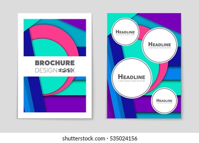 Abstract vector layout background set. For art template design, list, page, mockup brochure theme style, banner, idea, cover, booklet, print, flyer, book, blank, card, ad, sign, sheet, a4.
