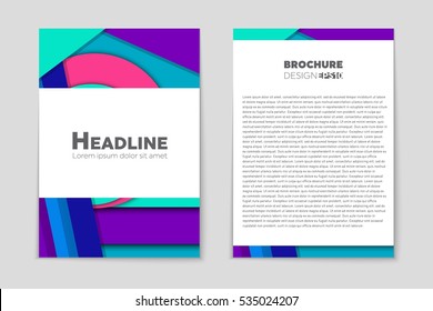 Abstract vector layout background set. For art template design, list, page, mockup brochure theme style, banner, idea, cover, booklet, print, flyer, book, blank, card, ad, sign, sheet, a4.