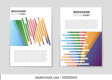 Abstract vector layout background set. For art template design, list, page, mockup brochure theme style, banner, idea, cover, booklet, print, flyer, book, blank, card, ad, sign, sheet, a4.