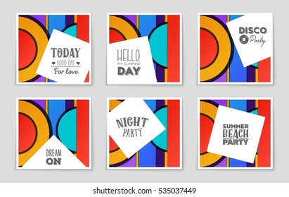 Abstract vector layout background set. For art template design, list, page, mockup brochure theme style, banner, idea, cover, booklet, print, flyer, book, blank, card, ad, sign, sheet, a4.