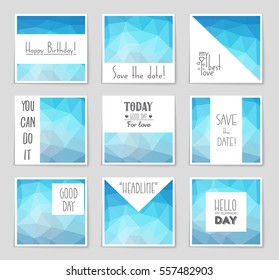 Abstract vector layout background set. For art template design, list, page, mockup brochure theme style, banner, idea, cover, booklet, print, flyer, book, blank, card, ad, sign, sheet,, a4.