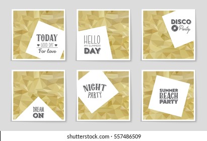Abstract vector layout background set. For art template design, list, page, mockup brochure theme style, banner, idea, cover, booklet, print, flyer, book, blank, card, ad, sign, sheet,, a4.