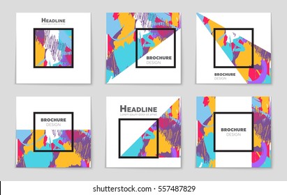 Abstract vector layout background set. For art template design, list, page, mockup brochure theme style, banner, idea, cover, booklet, print, flyer, book, blank, card, ad, sign, sheet,, a4.
