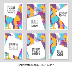 Abstract vector layout background set. For art template design, list, page, mockup brochure theme style, banner, idea, cover, booklet, print, flyer, book, blank, card, ad, sign, sheet,, a4.