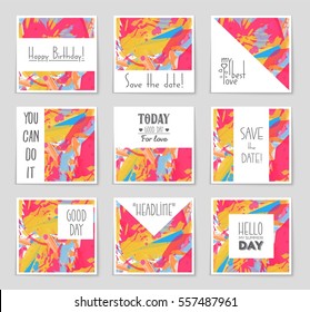 Abstract vector layout background set. For art template design, list, page, mockup brochure theme style, banner, idea, cover, booklet, print, flyer, book, blank, card, ad, sign, sheet,, a4.