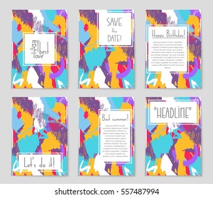Abstract vector layout background set. For art template design, list, page, mockup brochure theme style, banner, idea, cover, booklet, print, flyer, book, blank, card, ad, sign, sheet,, a4.