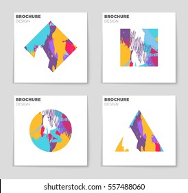 Abstract vector layout background set. For art template design, list, page, mockup brochure theme style, banner, idea, cover, booklet, print, flyer, book, blank, card, ad, sign, sheet,, a4.