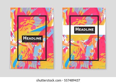 Abstract vector layout background set. For art template design, list, page, mockup brochure theme style, banner, idea, cover, booklet, print, flyer, book, blank, card, ad, sign, sheet,, a4.