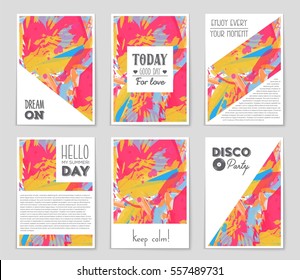 Abstract vector layout background set. For art template design, list, page, mockup brochure theme style, banner, idea, cover, booklet, print, flyer, book, blank, card, ad, sign, sheet,, a4.