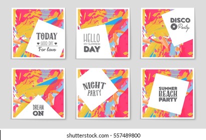 Abstract vector layout background set. For art template design, list, page, mockup brochure theme style, banner, idea, cover, booklet, print, flyer, book, blank, card, ad, sign, sheet,, a4.