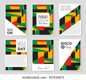 Abstract vector layout background set. For art template design, list, page, mockup brochure theme style, banner, idea, cover, booklet, print, flyer, book, blank, card, ad, sign, sheet,, a4.