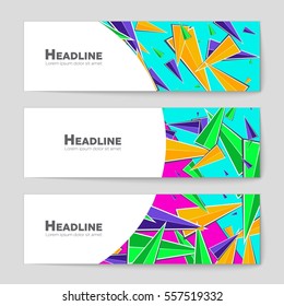 Abstract vector layout background set. For art template design, list, page, mockup brochure theme style, banner, idea, cover, booklet, print, flyer, book, blank, card, ad, sign, sheet,, a4.