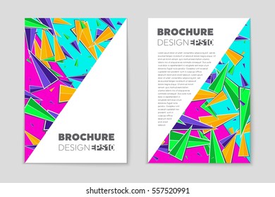 Abstract vector layout background set. For art template design, list, page, mockup brochure theme style, banner, idea, cover, booklet, print, flyer, book, blank, card, ad, sign, sheet,, a4.