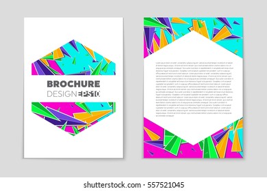 Abstract vector layout background set. For art template design, list, page, mockup brochure theme style, banner, idea, cover, booklet, print, flyer, book, blank, card, ad, sign, sheet,, a4.