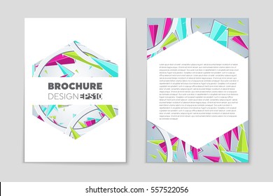 Abstract vector layout background set. For art template design, list, page, mockup brochure theme style, banner, idea, cover, booklet, print, flyer, book, blank, card, ad, sign, sheet,, a4.