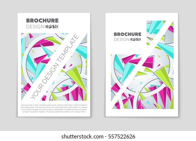 Abstract vector layout background set. For art template design, list, page, mockup brochure theme style, banner, idea, cover, booklet, print, flyer, book, blank, card, ad, sign, sheet,, a4.
