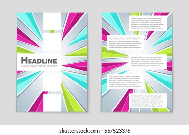 Abstract vector layout background set. For art template design, list, page, mockup brochure theme style, banner, idea, cover, booklet, print, flyer, book, blank, card, ad, sign, sheet,, a4.