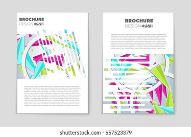 Abstract vector layout background set. For art template design, list, page, mockup brochure theme style, banner, idea, cover, booklet, print, flyer, book, blank, card, ad, sign, sheet,, a4.