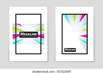 Abstract vector layout background set. For art template design, list, page, mockup brochure theme style, banner, idea, cover, booklet, print, flyer, book, blank, card, ad, sign, sheet,, a4.