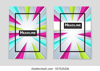 Abstract vector layout background set. For art template design, list, page, mockup brochure theme style, banner, idea, cover, booklet, print, flyer, book, blank, card, ad, sign, sheet,, a4.