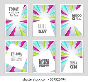 Abstract vector layout background set. For art template design, list, page, mockup brochure theme style, banner, idea, cover, booklet, print, flyer, book, blank, card, ad, sign, sheet,, a4.