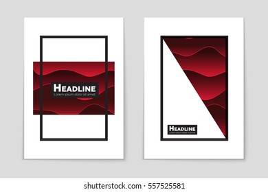 Abstract vector layout background set. For art template design, list, page, mockup brochure theme style, banner, idea, cover, booklet, print, flyer, book, blank, card, ad, sign, sheet,, a4.