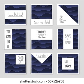 Abstract vector layout background set. For art template design, list, page, mockup brochure theme style, banner, idea, cover, booklet, print, flyer, book, blank, card, ad, sign, sheet,, a4.