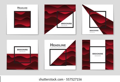 Abstract vector layout background set. For art template design, list, page, mockup brochure theme style, banner, idea, cover, booklet, print, flyer, book, blank, card, ad, sign, sheet,, a4.