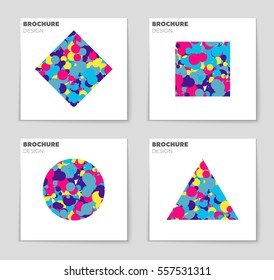 Abstract vector layout background set. For art template design, list, page, mockup brochure theme style, banner, idea, cover, booklet, print, flyer, book, blank, card, ad, sign, sheet,, a4.
